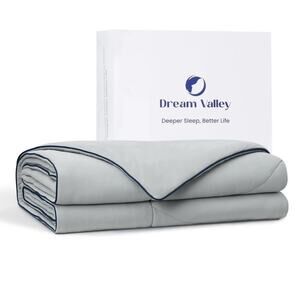 New Dream Valley Outlast Deep Sleep Cooling Comforter Blanket 106”x90” King Grey